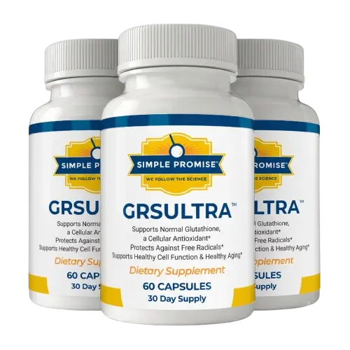 GRS Ultra 3-month supply bottles