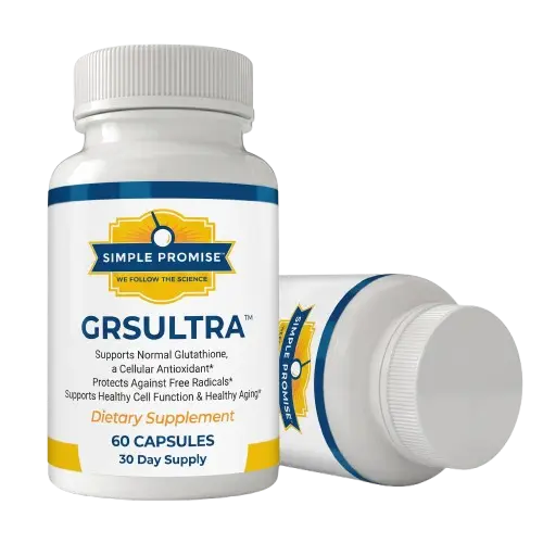 GRS Ultra glutathione supplement bottle